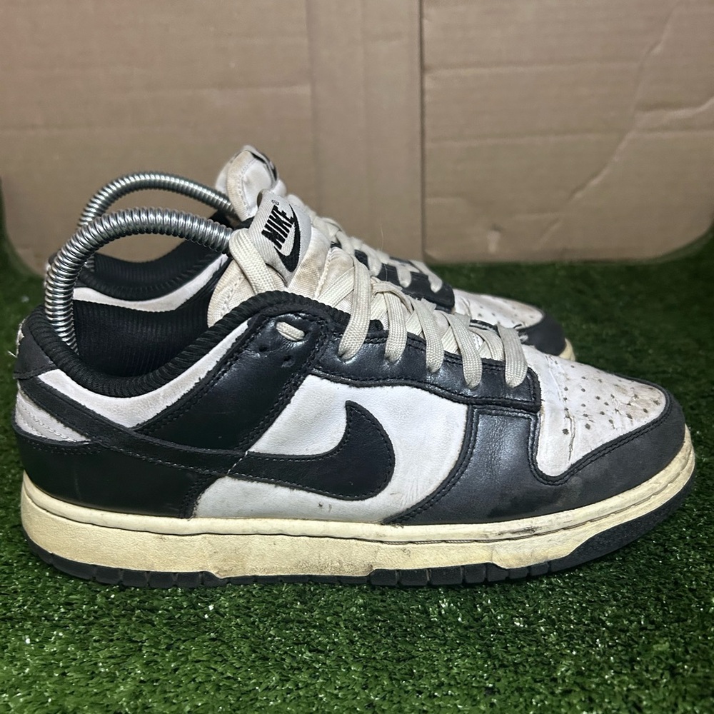 Size 7.5W-Nike Dunk Low Vintage Panda (Women's)